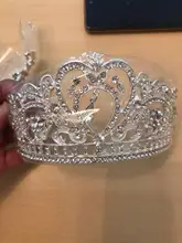 Tiara Hair-Accessories Crown Rhinestone Crystal Silver-Color Bridal Women Diadema And