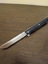 Folding Knife Ball-Bearings G-10-Handle Ceramics Non-Slip DC53 Steel Hunting FORESAIL