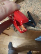 Alligator-Clip Electrical-Clips-Clamps Car-Battery Crocodile 100A Durable Insulated Red