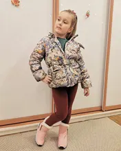 Ankle-Boots Plush Girls Boys Winter Flat Zipper ISSIENA Down with PU Snow Snow