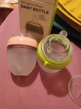 Baby Bottle Feeding-Container Breastmilk Soft-Silicone Kids Wide-Neck