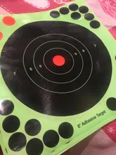 50 Uds ronda objetivo Pasters tiroteo pegatinas 8 pulgadas pegatinas autoadhesivas de tiro y caza objetivo pegatinas Dots arma Rifles