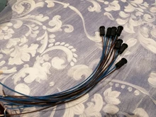 20 unids/set conector macho a hembra conector de cable de Terminal cable con Terminal para LED Downlight lámpara de techo