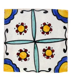 

Azulejo Andalusí - 10 cm - Handmade- Model 25