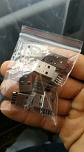 10 unids/lote USB 2,0 4Pin un tipo macho conector SMT negro G49 para cargador de transmisión de datos