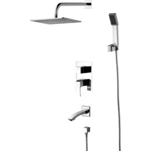

Shower system Lemark unit for bath and shower, built-in (lm4522c)