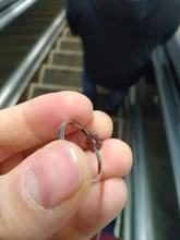 DOTIFI-Anillo de diseño de trébol para mujer, de acero inoxidable 316L, joyería de lujo para fiesta/boda R315