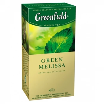 

Tea Greenfield "green Melissa", green with additives, 25 bags