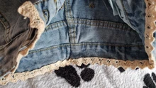Pantalones de pierna ancha con encaje plisado para mujer, Vaqueros Vintage, ropa informal holgada de cintura alta, estilo coreano, 2XL, BF