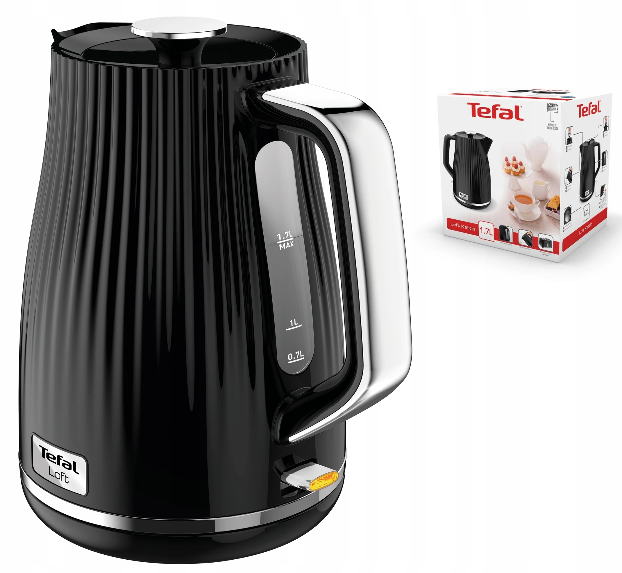Tefal Loft Kettle Black