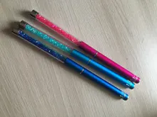 3 unids/lote lentejuelas arte de uñas cepillo dibujo de pintura de la pluma de herramienta de diseño la manicura/7/9/11mm acrílico de decoración de Gel UV herramientas