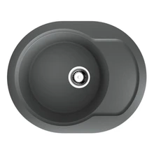 Мойка для кухни Omoikiri Manmaru 62-GR Artgranit(leningrad grey)(Устойчива к царапинам, перелив, встраиваемая