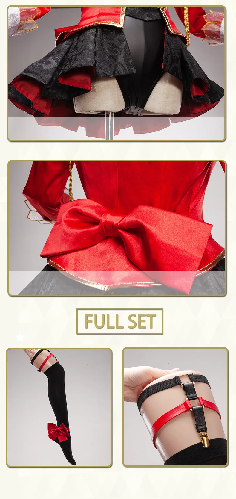 DokiDoki/игра Fate Grand Order Nero, для косплея Fate Idol Nero FGO, Женский костюм на Хэллоуин, красная униформа
