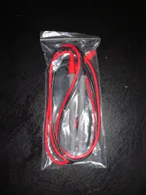 Cleqee P1502 2 uds multímetro sondas reemplazable agujas sonda Universal de prueba para multímetro Digital Cable de antena de Cable 1M
