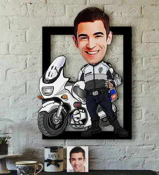 

Personalized Mr Dolphin Polis Caricature OF 3D Wood Tablo-1 Reliable Quality Cost Effective Funny Fun Vicinity Modern decor