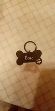 Keychain Pendant Pet-Accessories Engraved Puppy Dog-Collar Pet-Id-Name Personalized 