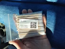 100pc de hisopo de algodón sin pelusa Micro cepillos madera bastoncillos de algodón muestras oído limpio palo pegamento para extensión de pestañas quitar herramienta