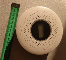 Detector de humo combinado, Detector de monóxido de carbono con pantalla, con batería, Sensor de alarma