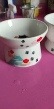 Container Pet-Bowl Pet-Feeder Pets Ceramic Dog Drinking-Feeding Cat Cute Cartoon 1PC