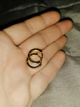 1 par de pendientes en línea de acero inoxidable con cristales, pendientes de aro, pendientes Brincos para mujeres y hombres, joyería