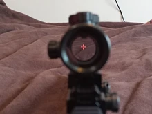 Mira telescópica para Rifle de caza táctica, visor óptico de 11mm y 20mm, punto rojo 1X40RD