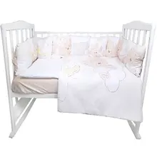 Комплект в кроватку Эдельвейс "Мой медвежонок", 6 предметов