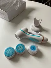 Cepillo de limpieza Facial eléctrico 3 en 1, masajeador Facial giratorio de silicona, limpieza profunda con cepillo, exfoliación de la piel, resistente al agua, 50