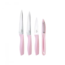 Karaca różowy skórki 4 sztuka zestaw noży tanie tanio TR (pochodzenie) Zestawy noży