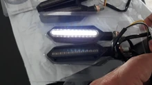 DRL Tail-Light Flasher Signals Water-Flashing Motorcycle Turn Blinker-Brake/running-Light
