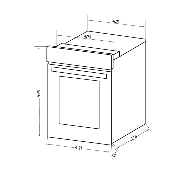 Компактный духовой шкаф MAUNFELD EOEC516B2