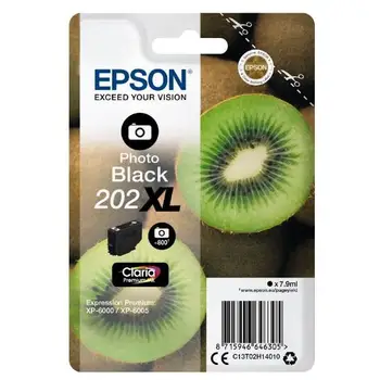 

SINGLEPACK PHOTO BLACK 202XL KIWI CLARA PREMIUM INK