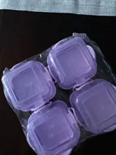 Contenedores de almacenamiento de alimentos para bebé, caja portátil de leche en polvo para bebé tentempié infantil, congelador de alimentos frescos, 60 ml, 4 Uds.