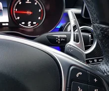 Paleta de extensión de cambios para volante de coche Mercedes Benz, etiqueta de goma DSG para modelos AMG, A45, C63, CLA45 y para GLA, CLS, GLS, W205 y W213