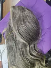 Wavy Wigs Highlight Ash-Blonde Henry Margu Brown Synthetic Long Women Middle-Part Heat-Resistant