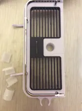 Práctico soporte de estante de ducha para baño, organizador de estantes de baño, bandeja para champú de ducha de un solo nivel, soporte para cabezal de ducha