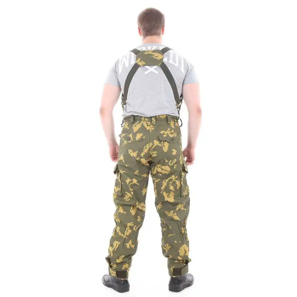 Костюм KE Tactical Горка-5 со съемной флисовой жилеткой рип-стоп с налокотниками и наколенниками березка желтая