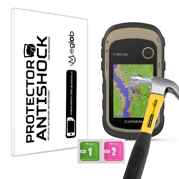 Screen protector Anti-Shock Anti-scratch Anti-Shatter compatible with Garmin eTrex 32x