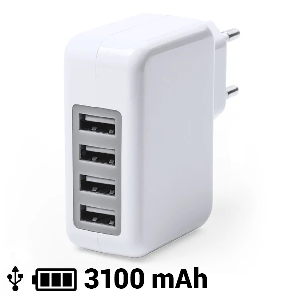 Настенное зарядное устройство USB 3100 мАч 145162
