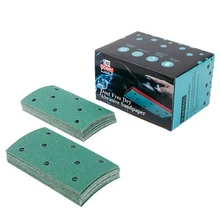 KJ-100PCS P180, шлифовальные диски, наждачная бумага с крючком, Круглый шлифовальный диск, шлифовальный лист