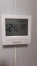 Temperature-Regulator Gas-Boiler Hand-Control Aa-Battery Heating with Kid Lock Programmable