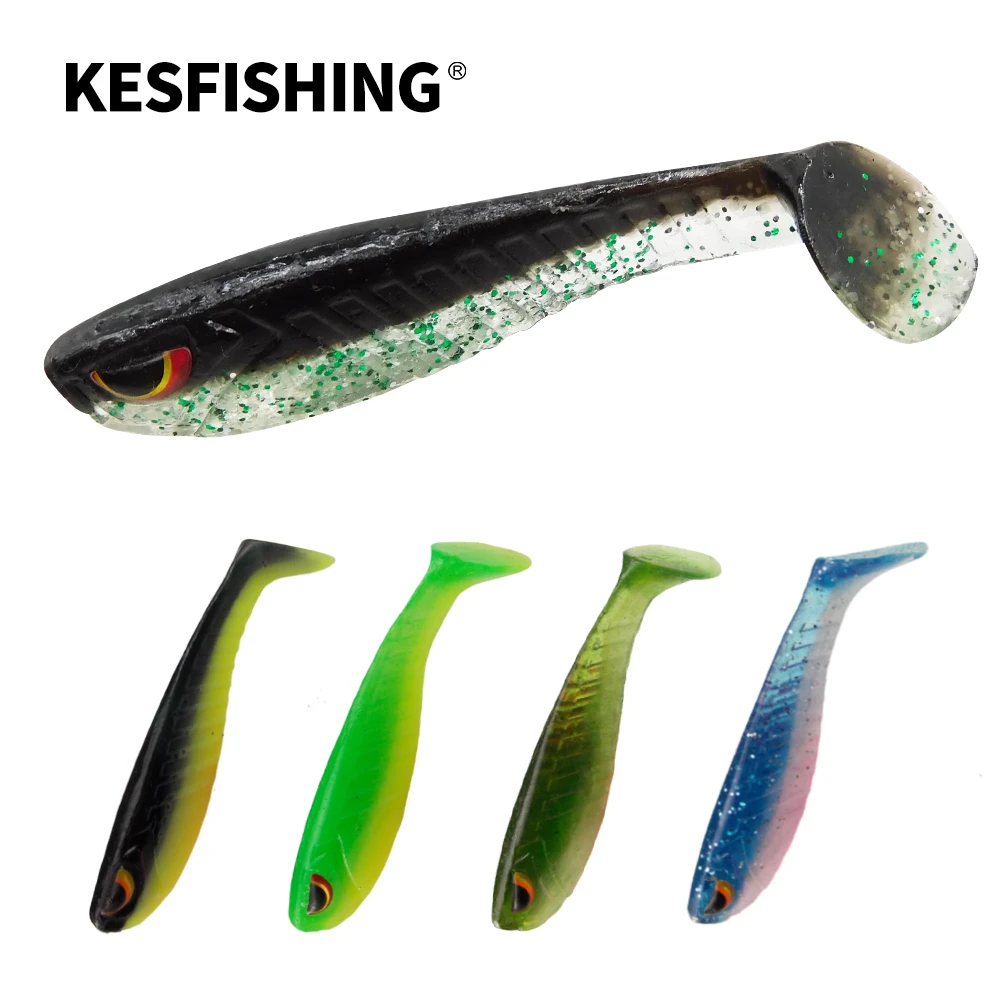 KESFISHING New Fishing Soft Plastics Bait 5cm Enjoy Shad Lure Saltwater