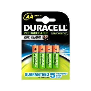 

Rechargeable Batteries DURACELL AA NiMh 2400 mAh (4 pcs)