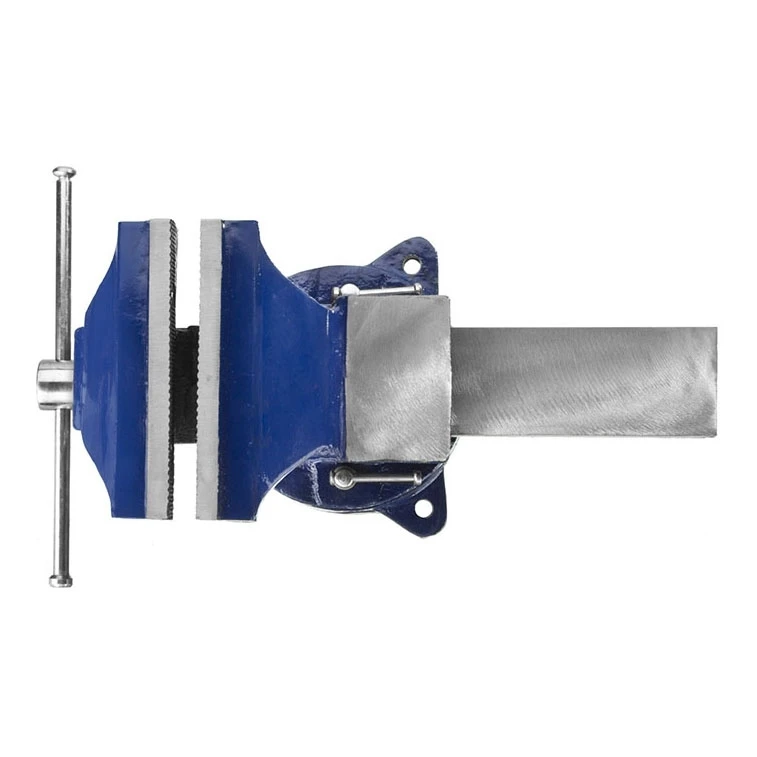 Vise with swivel mechanism DexX 32470-150(Sponge етчатой notch anvil, shockproof, function turn