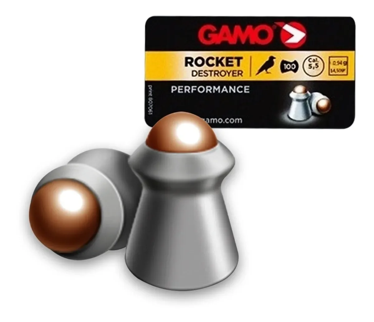 Balines Gamo Rocket Balinera Cal. 5,5mm 100uds Gamo Rocket Ballon  Incorporates A Steel Dial On The High Speed Tip And Large Expansion This  Sphere Causes Greater Impact On Hard Objects - Paintballs -