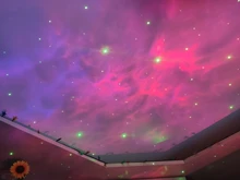 Led-Projector-Lamp Nebula Rotating-Night-Light Bedroom Starry Sky Aurora-Star Galaxy