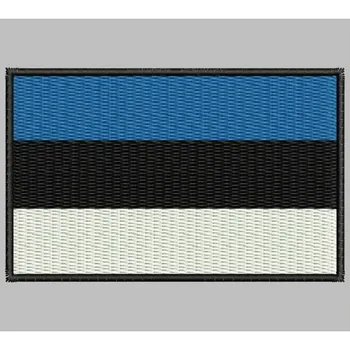 

Bandera ESTONIA para mascarilla parche bordado Iron patch toppa ricamata gestickter patch patch brode