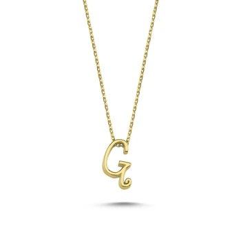 

KUTAYDAN-G-Letter Ghost Pendant 925 Sterling Silver