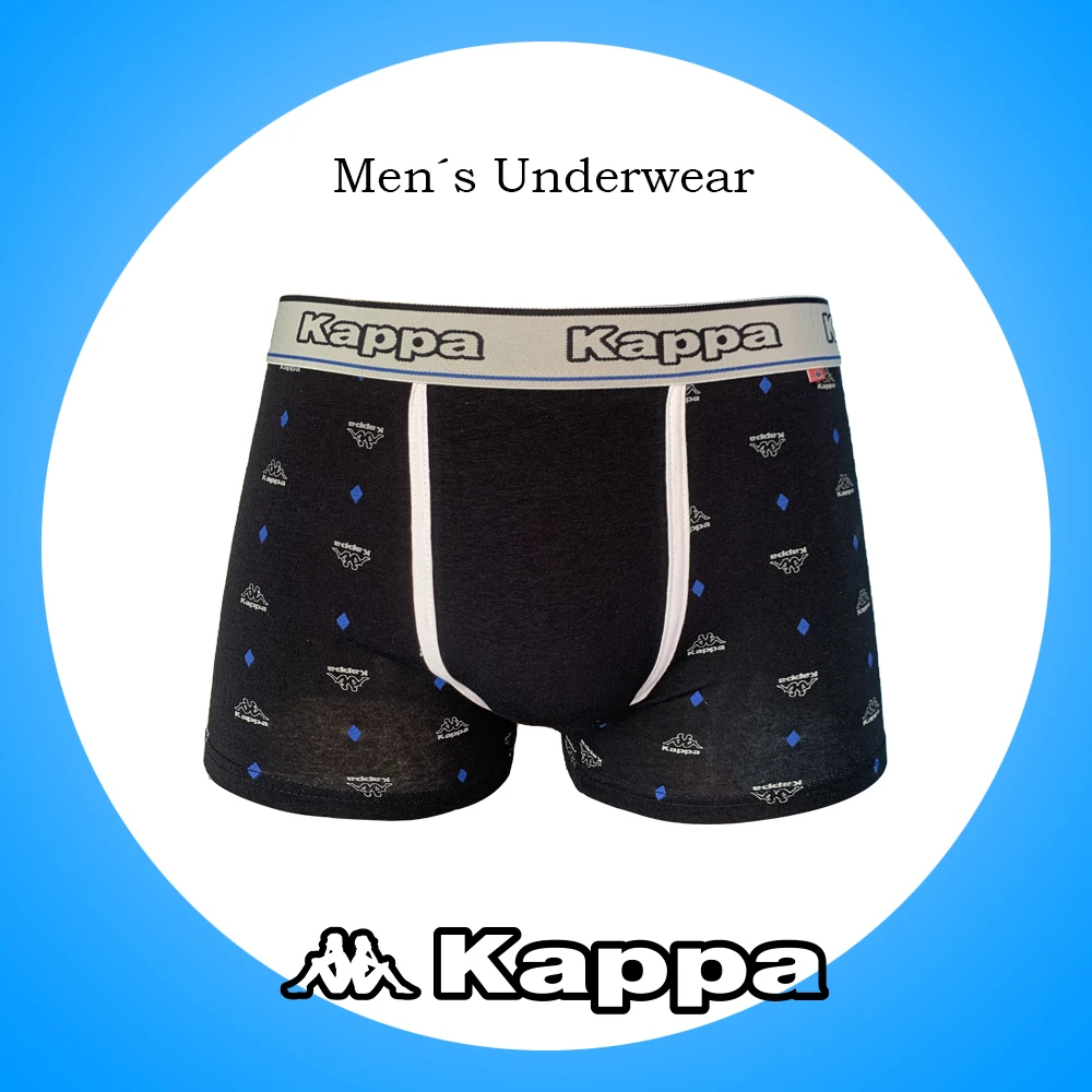 KAPPA calzoncillos tipo bóxer fabricados en algodón pack de 4 unidades en varios colores para hombre cómodo