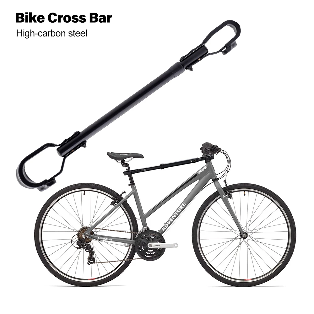 Uwayo Adaptador de barra transversal para bicicleta, adaptadora de marco de tubo superior ajustable, montaje de telescopio, barra transversal para portabicicletas| | - AliExpress