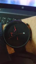 CRRJU-Reloj de pulsera deportivo de lujo para hombre, cronógrafo de cuarzo, con correa de malla y fecha automática de acero inoxidable, diseño único, informal
